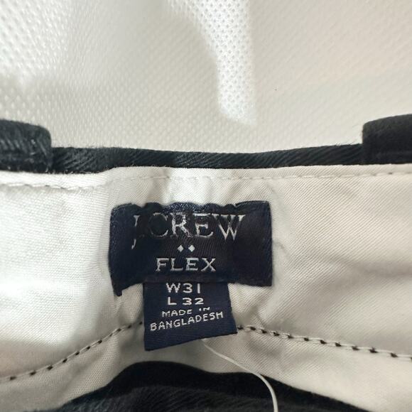 J. Crew Factory Straight Fit Flex Chino Pants Black Size 31x32 Casual Work Wear - Picture 5 of 10